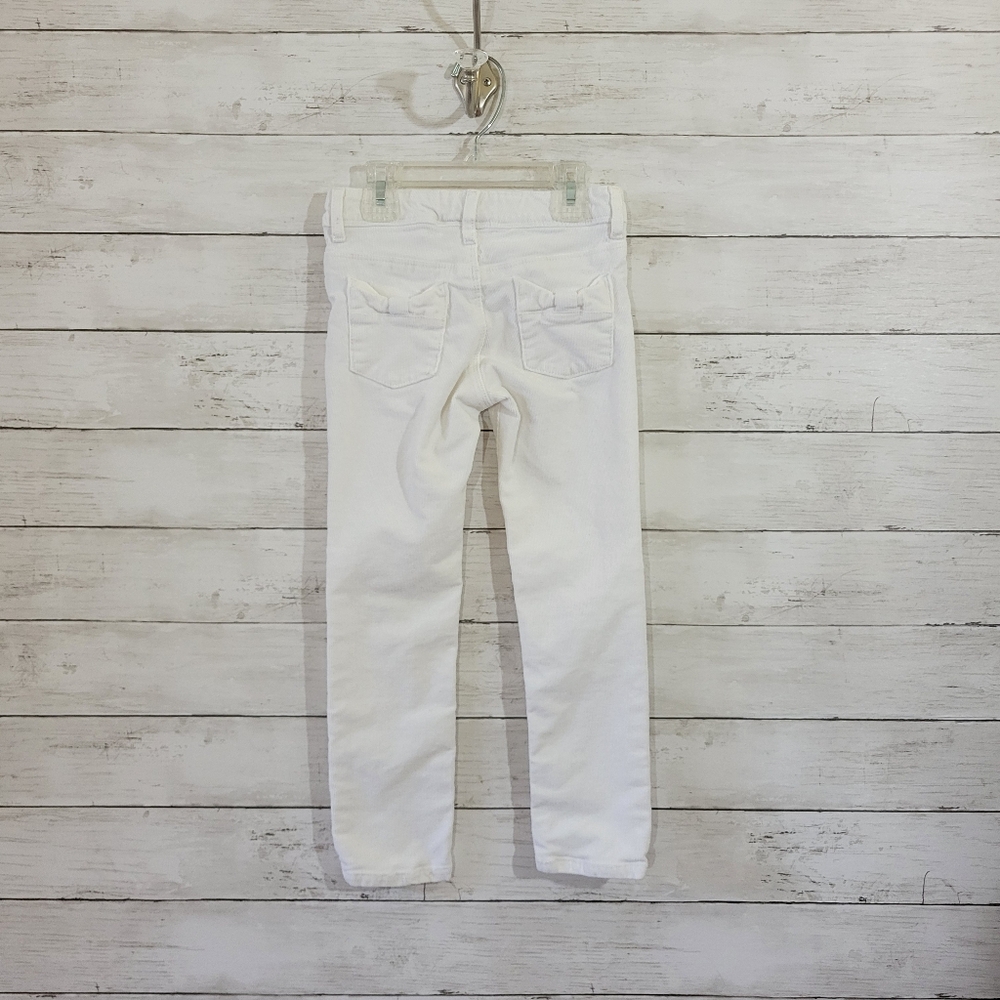 Little Girls Gymboree Cords Corduroy Jeans in White Size 5 - Picture 6 of 11